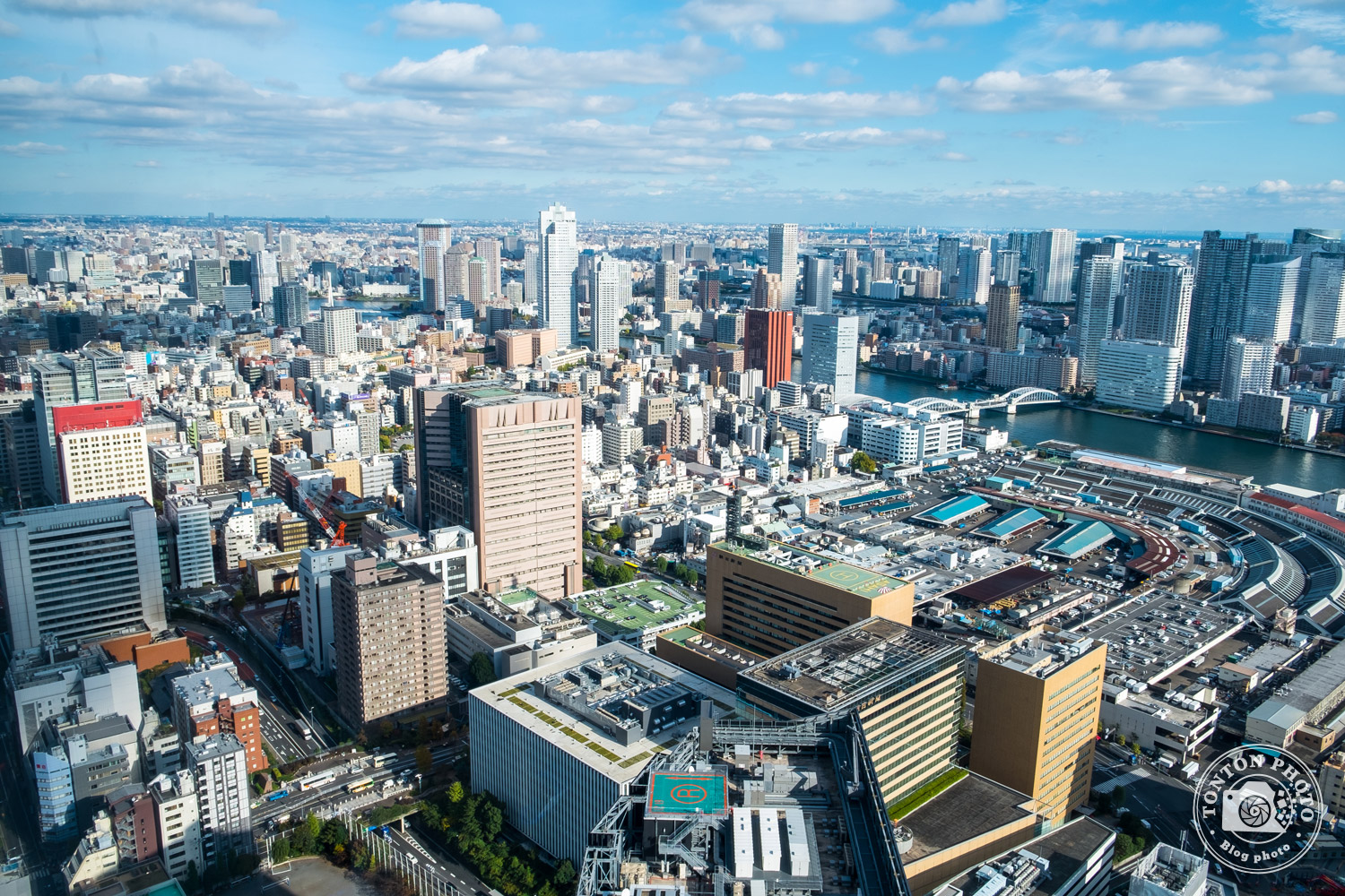 Point de vue sur Tokyo depuis une tour de Shiodome, Japon © Clément Racineux / Tonton Photo